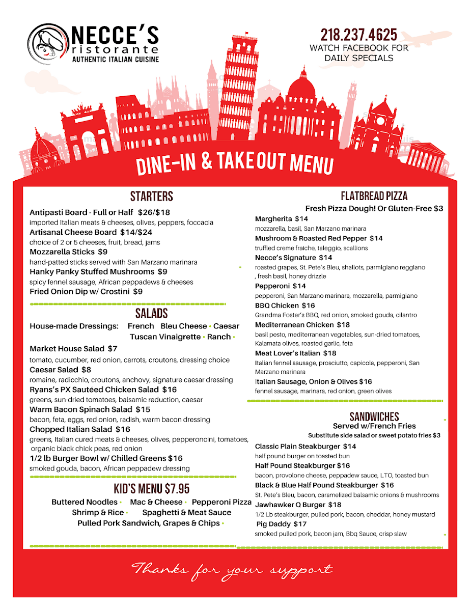 Menu Necces Italiano Restaurante-6