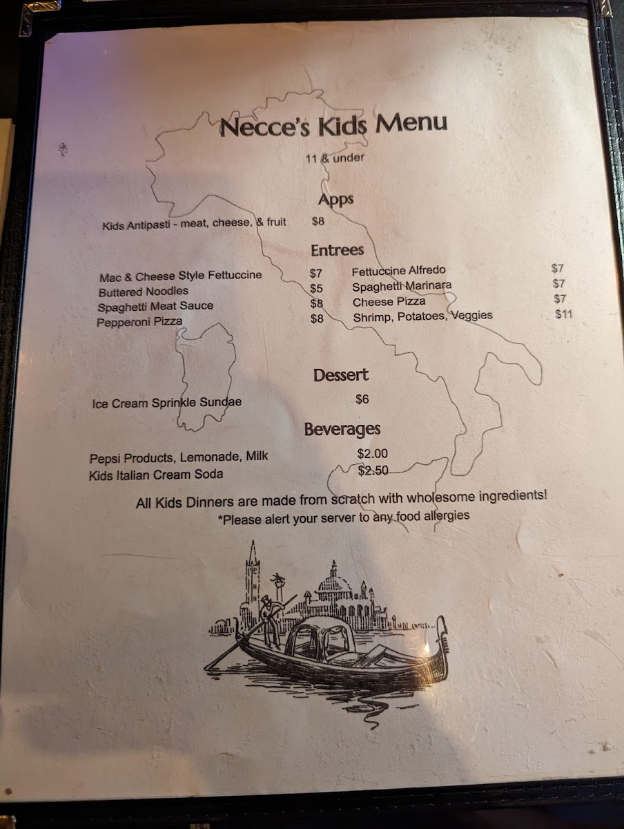 Menu Necces Italiano Restaurante-8